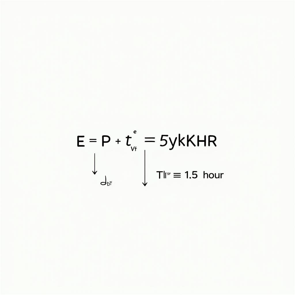 Công thức tính điện năng tiêu thụ kWh đơn giản cùng ví dụ minh họa dễ hiểu cho thiết bị điện gia đình.